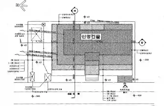 청솔빌라 배치도 이미지