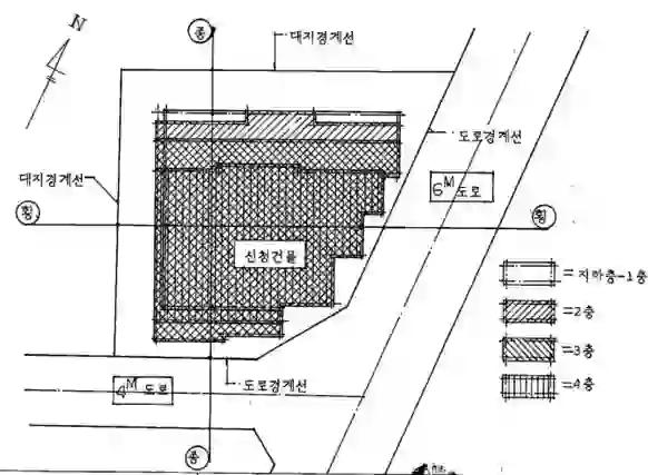 정진맨션 배치도 이미지