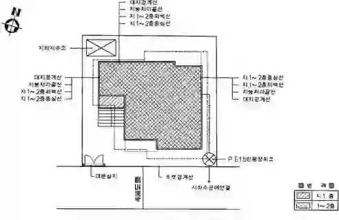 명진주택 배치도 이미지