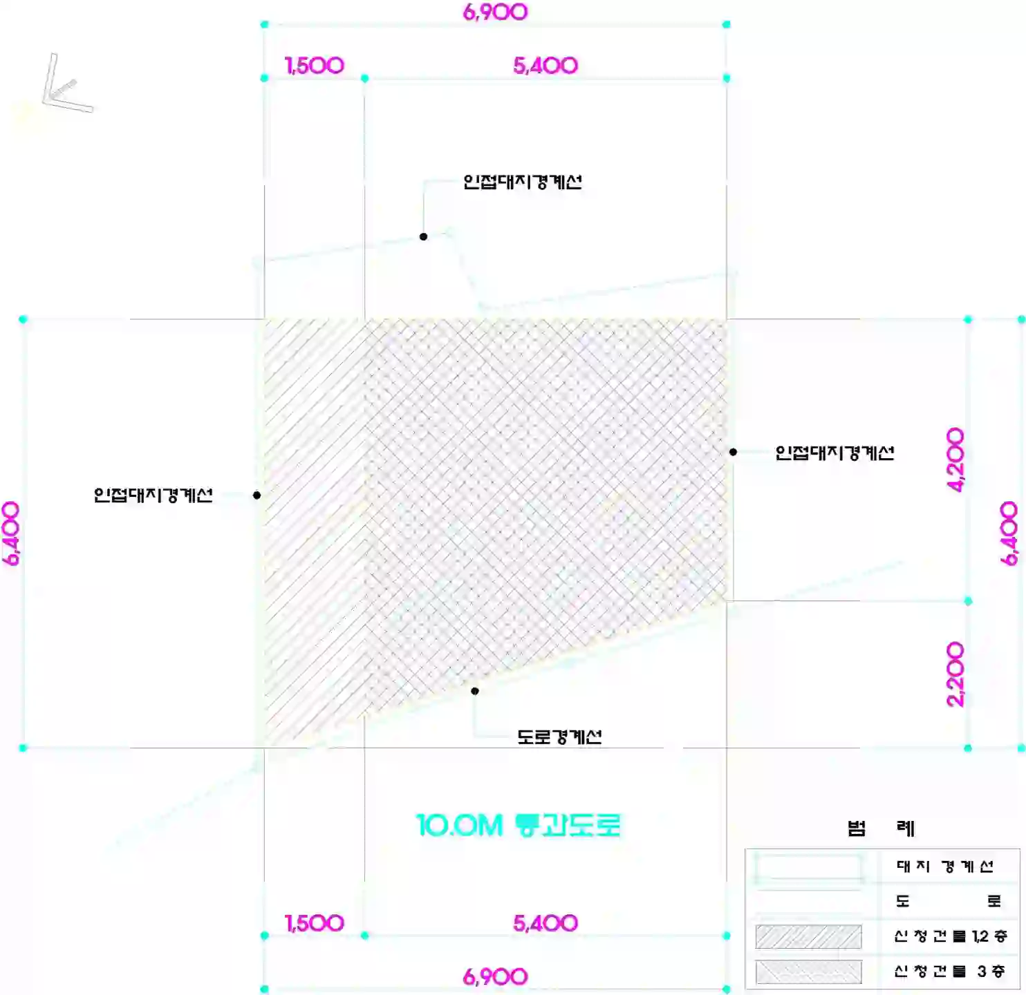 서대신동단독주택 배치도 이미지