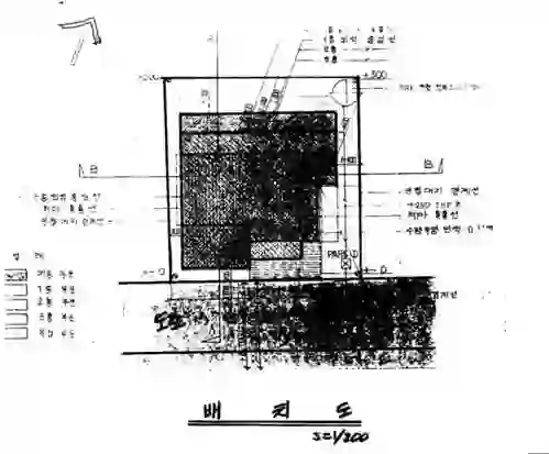 다가구주택 배치도 이미지