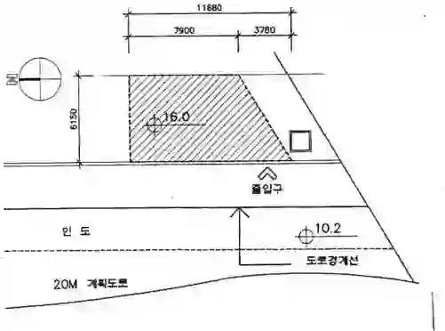 북촌힐스 배치도 이미지