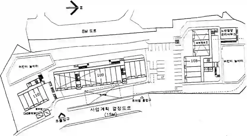 답십리동아아파트 배치도 이미지