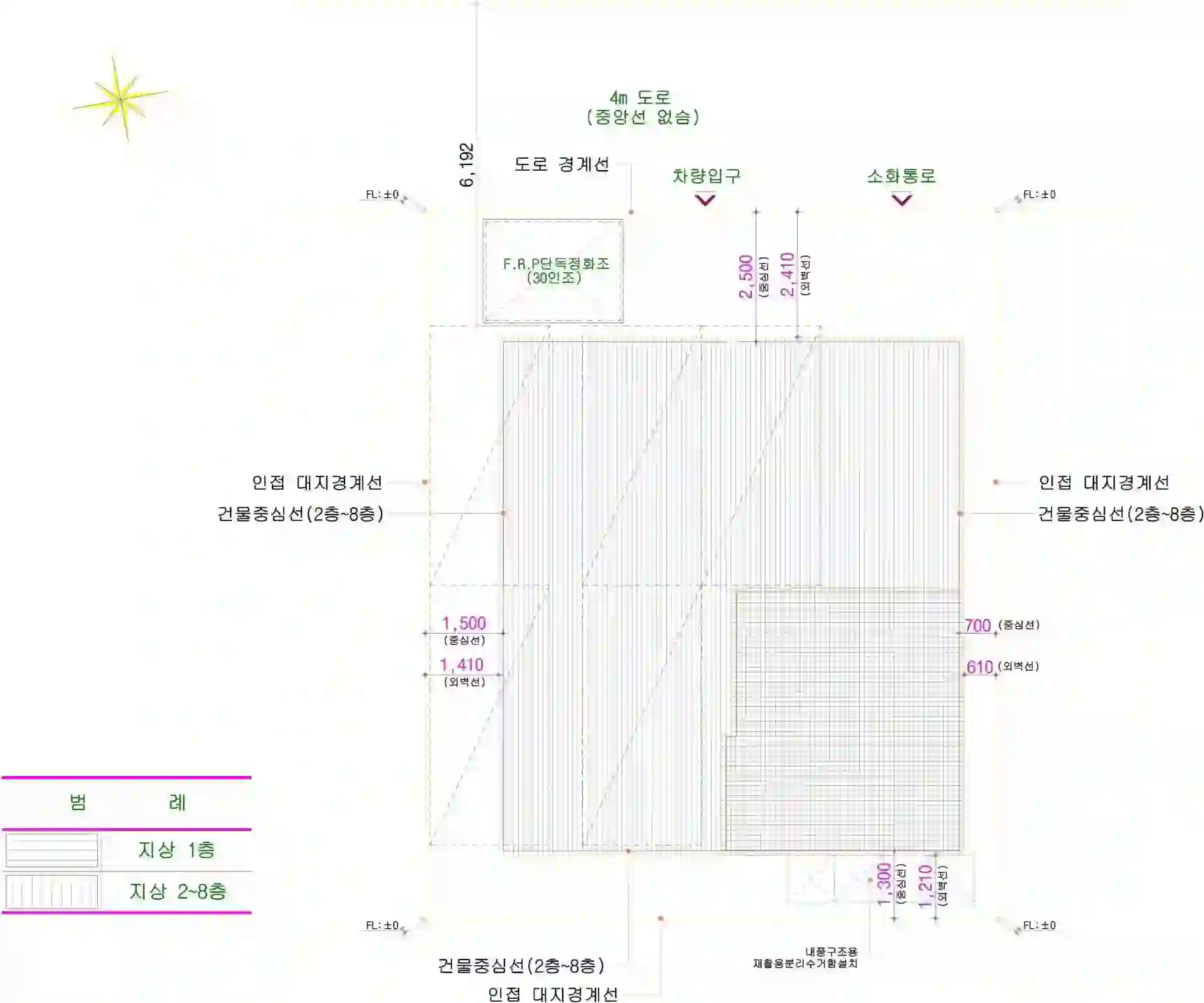 위더스타운1동 배치도 이미지