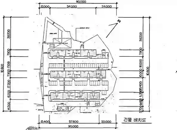 상우2차아파트 배치도 이미지