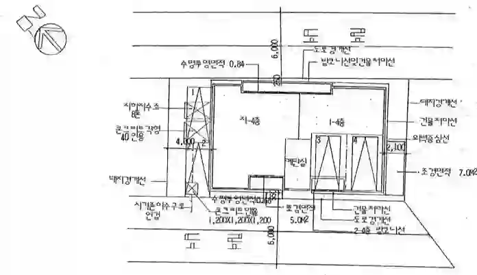 정현빌라 배치도 이미지