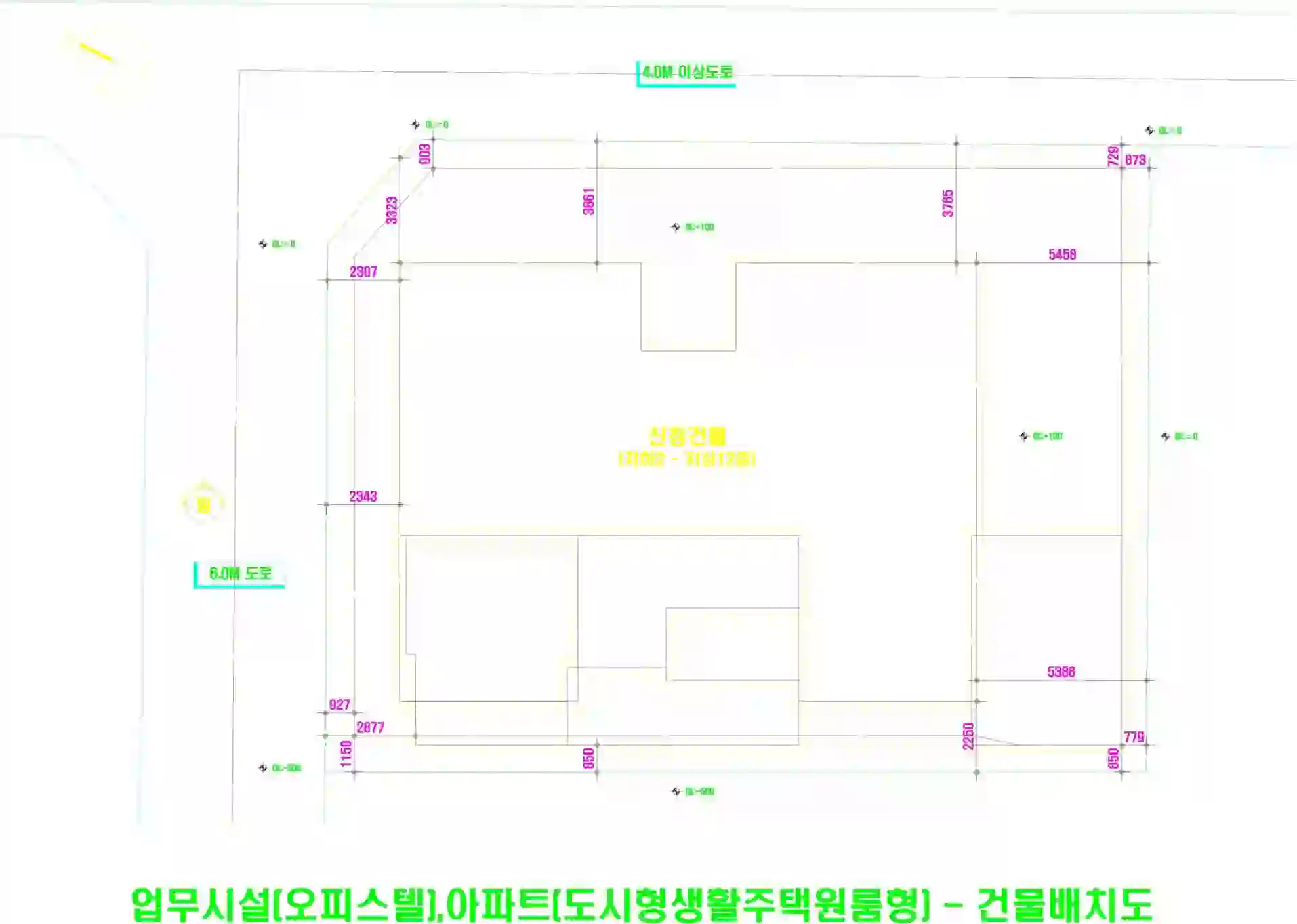 명화오피스텔 배치도 이미지