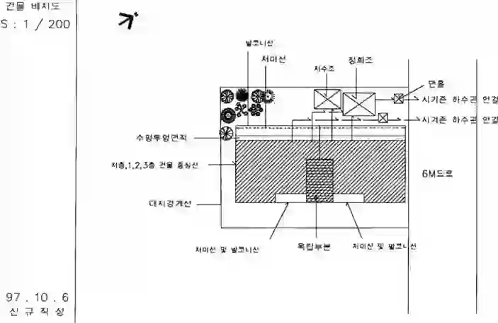 진주맨션 배치도 이미지