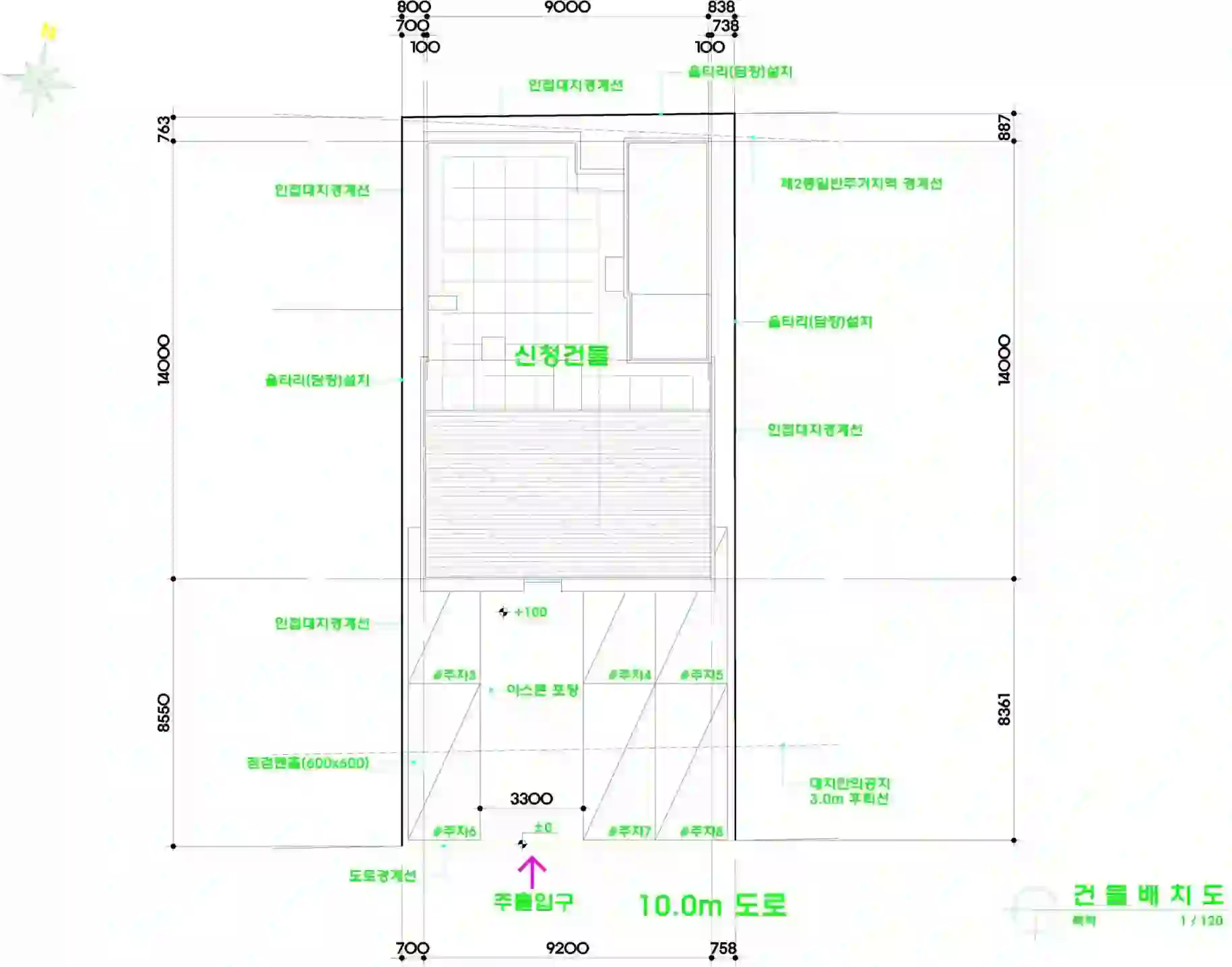 화이트하우스 배치도 이미지