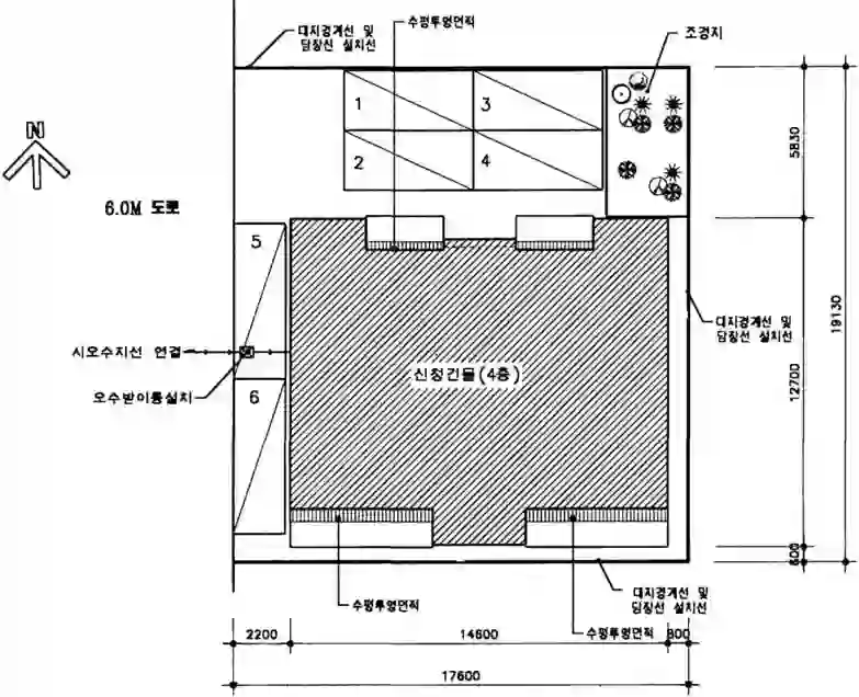 명문맨션5차 배치도 이미지