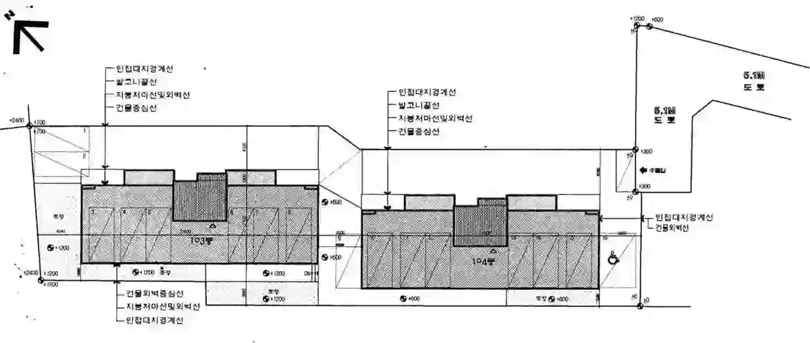 정원베스트빌7차 배치도 이미지