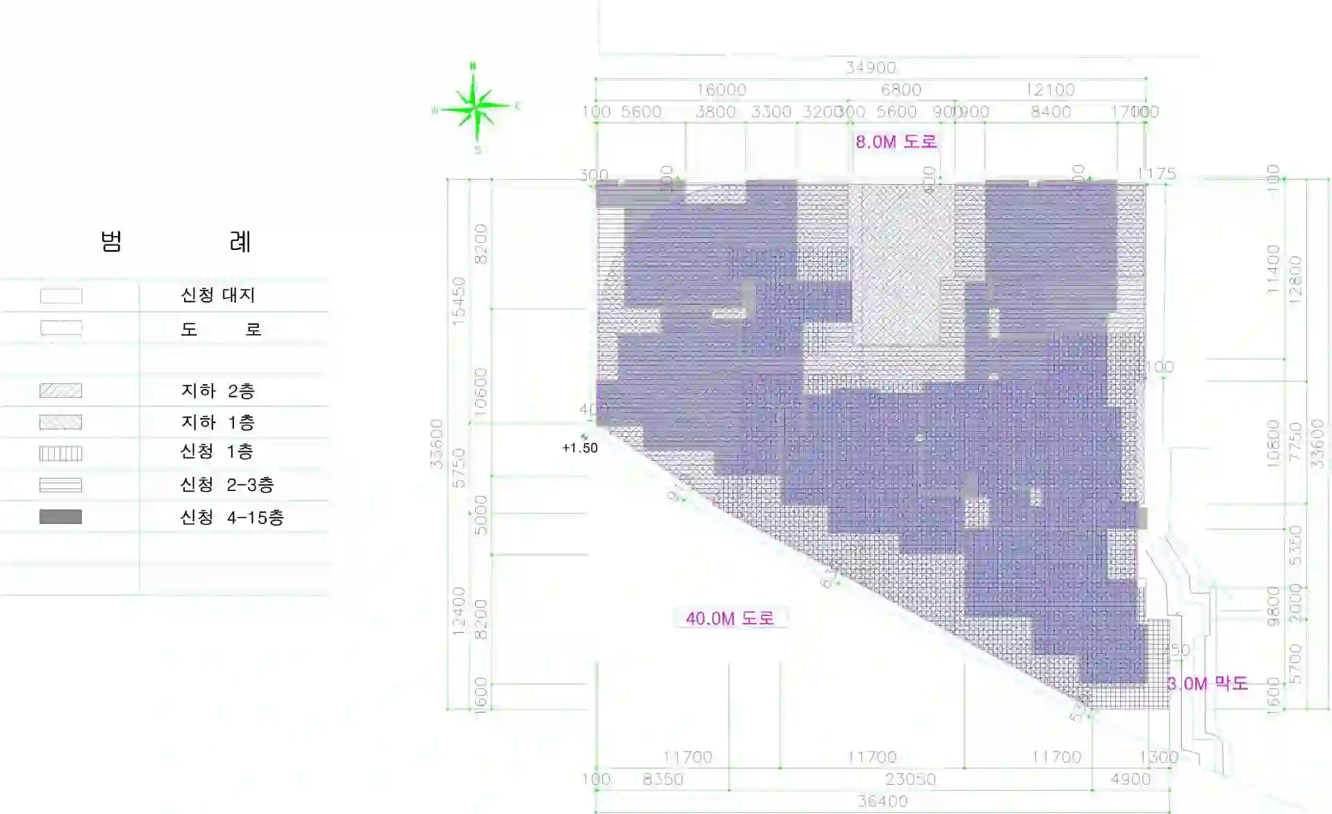 해오름아파트 배치도 이미지