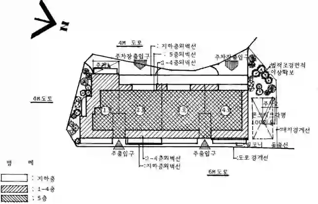 성우2차아파트 배치도 이미지