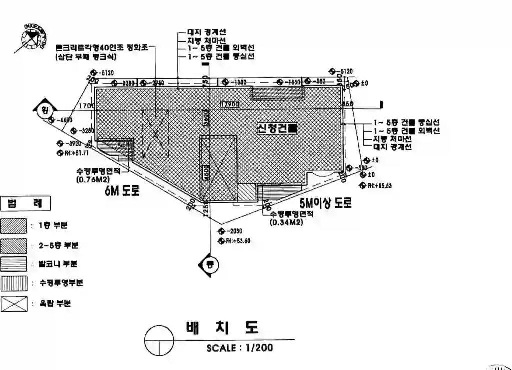 청구아파트 배치도 이미지