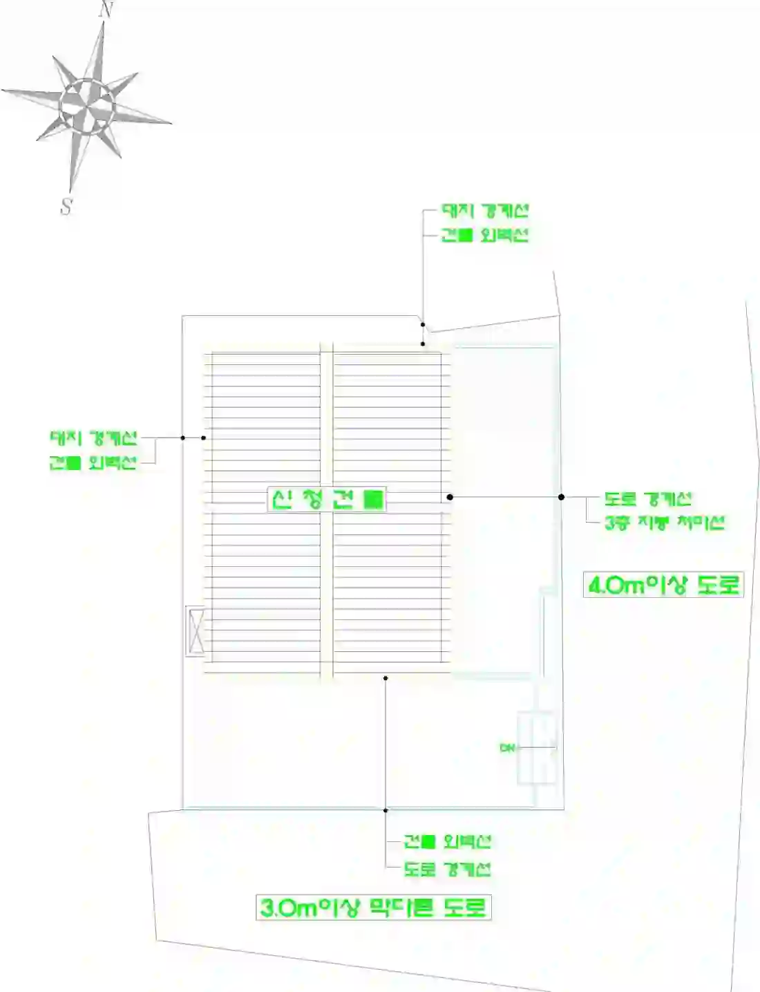 관훈주차장 배치도 이미지