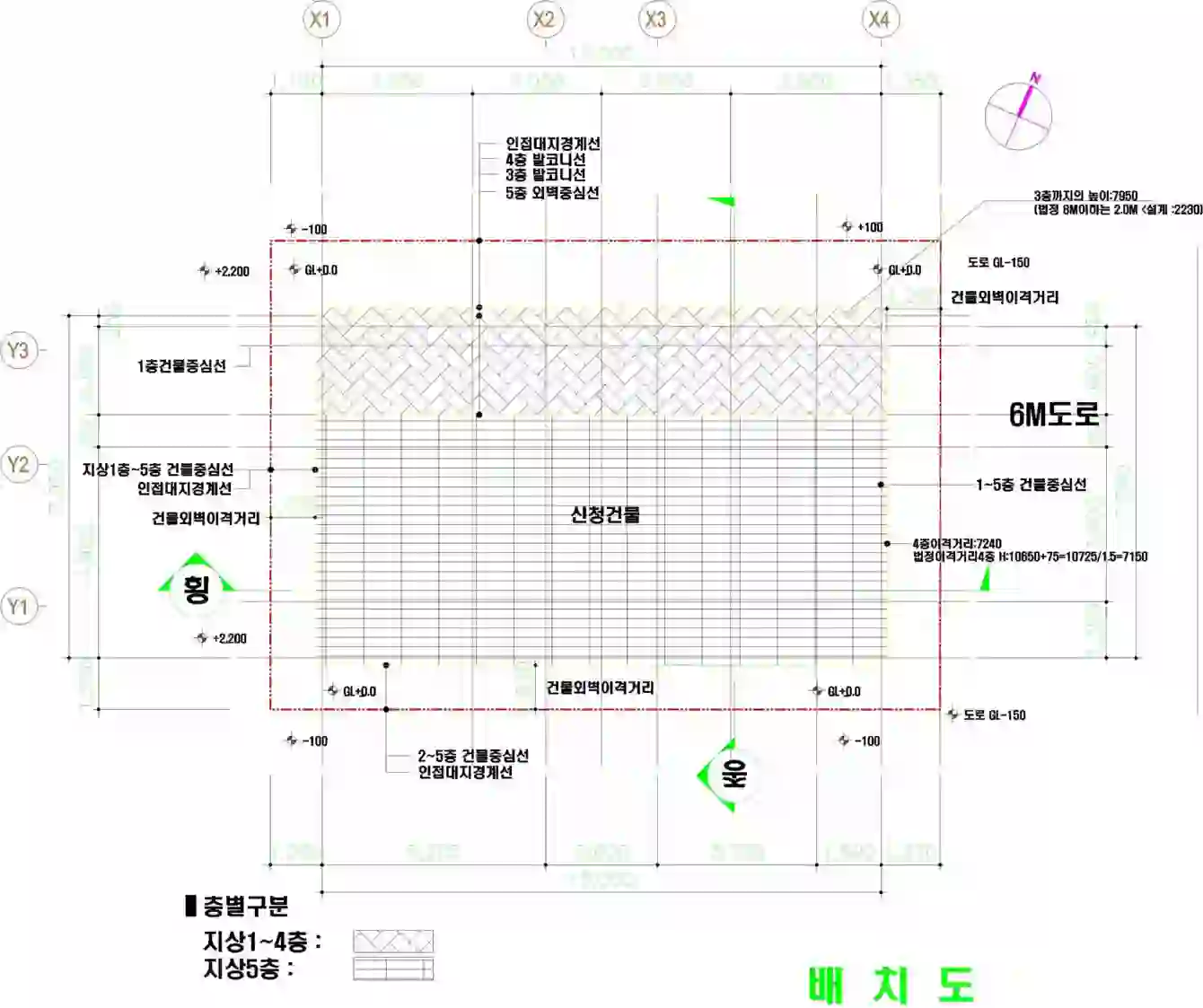 찬솔빌라 배치도 이미지