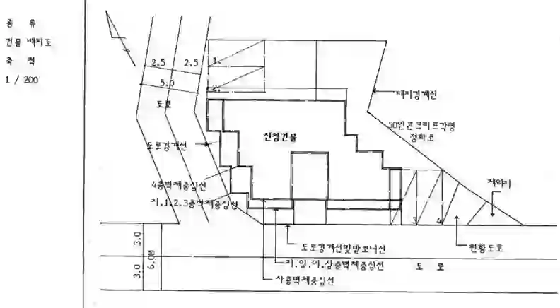 길주택 배치도 이미지