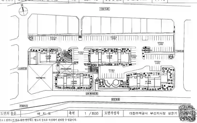만덕2휴먼시아 배치도 이미지