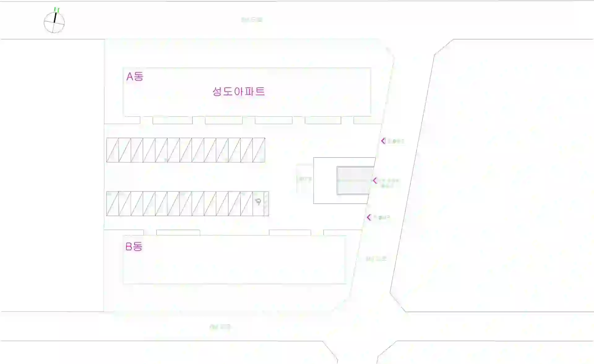 성도아파트 배치도 이미지
