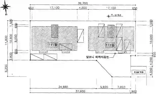 화승빌라트 배치도 이미지