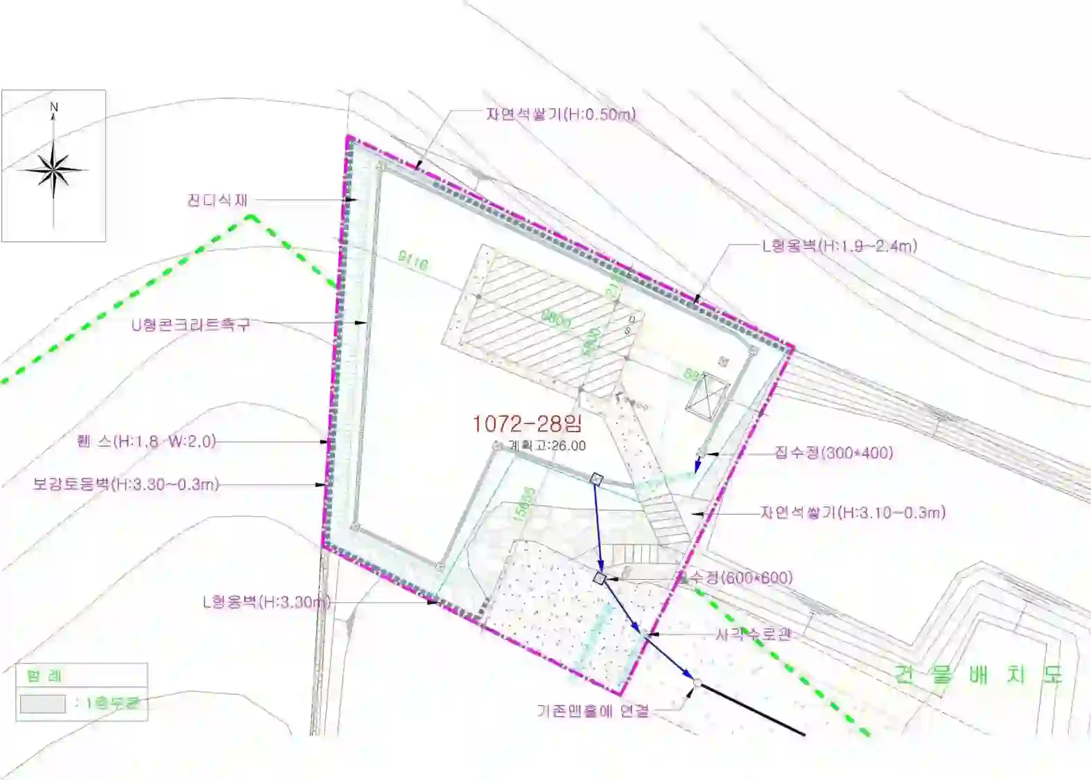 제1종근린생활시설 배치도 이미지