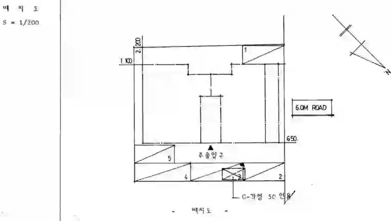 진주빌라 배치도 이미지