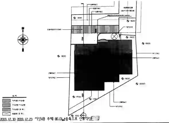 숲속의집 배치도 이미지