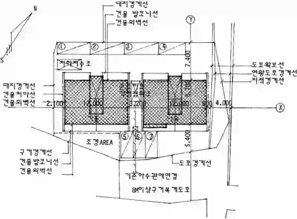 뉴삼성빌라 배치도 이미지