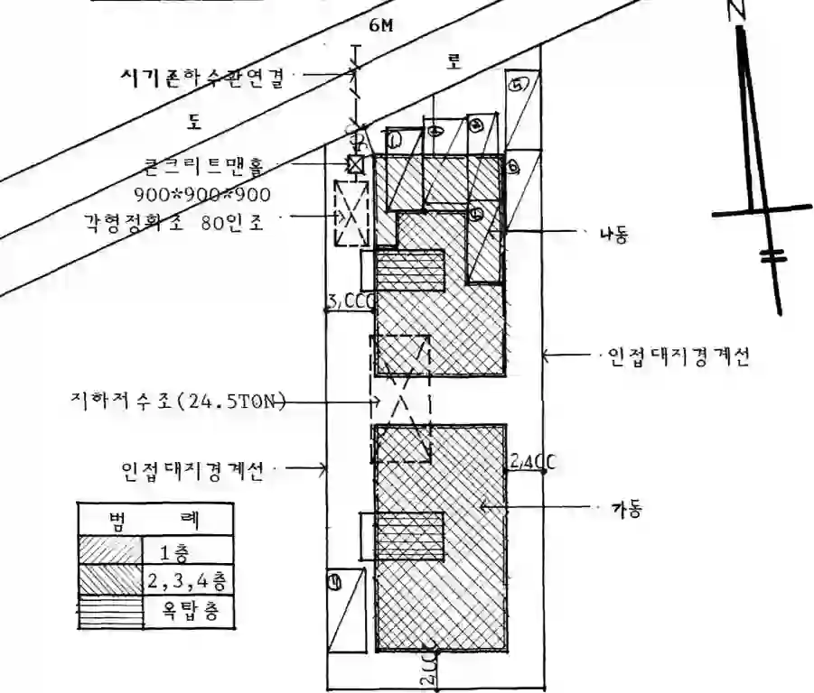 진흥빌라 배치도 이미지