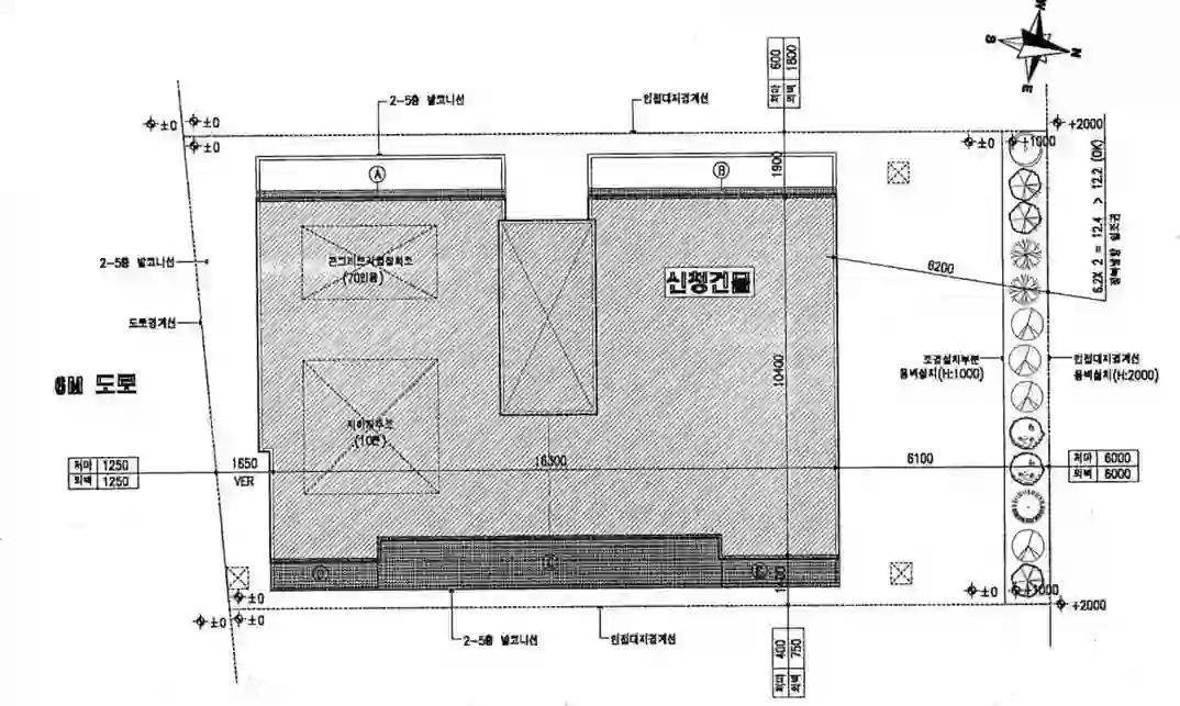 송림하이츠빌라 배치도 이미지