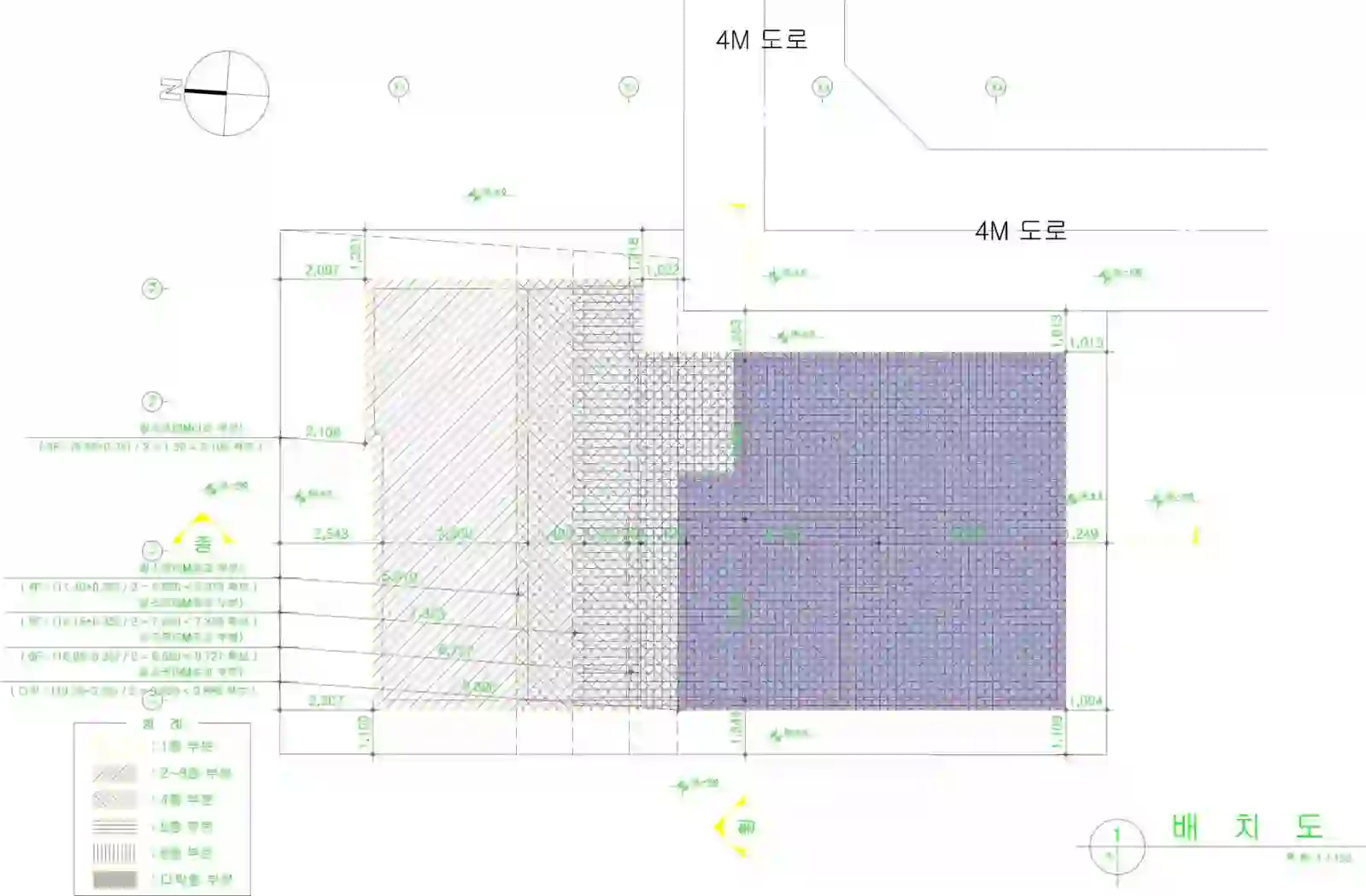 송림팰리체 배치도 이미지