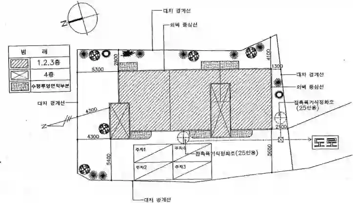 한양주택 배치도 이미지