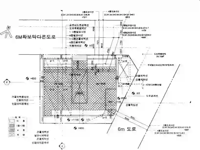 우덕맨션 배치도 이미지