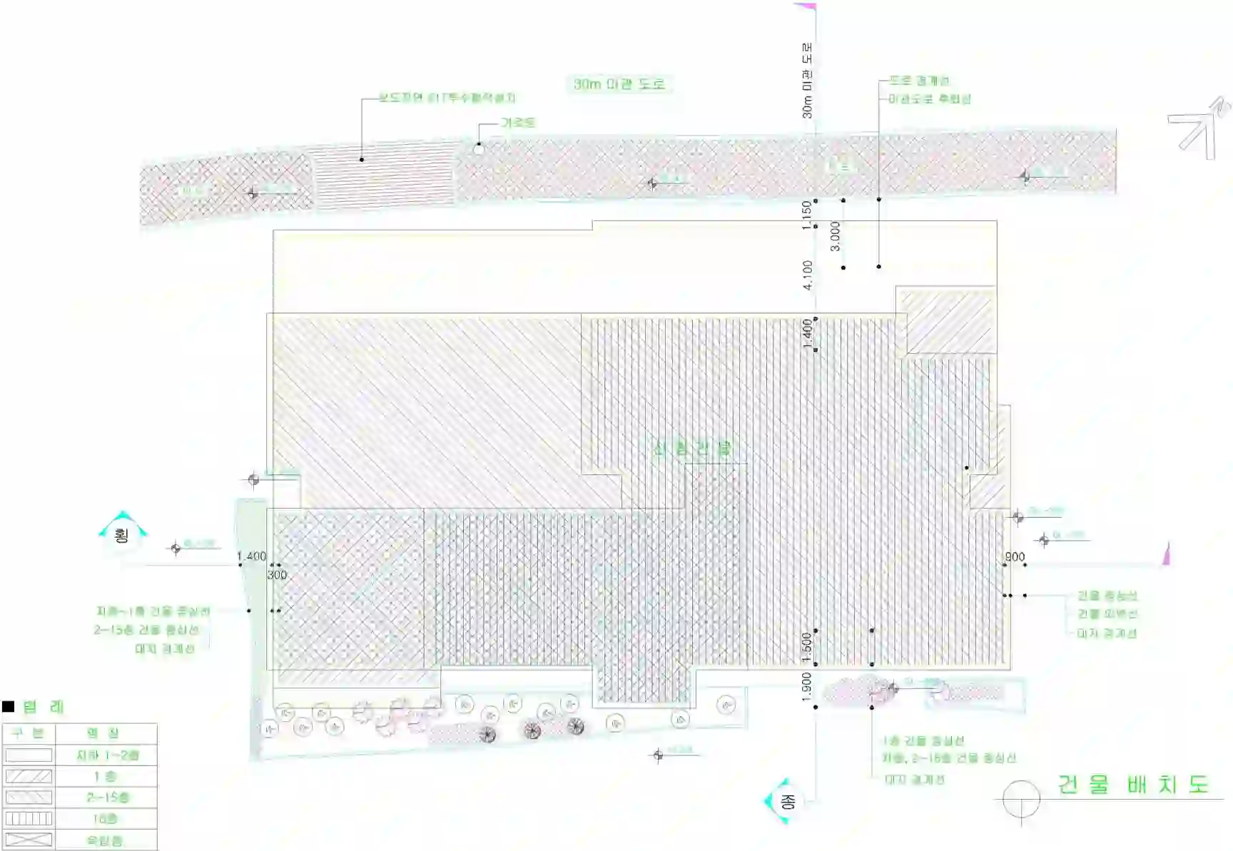 캠퍼스드림오피스텔 배치도 이미지