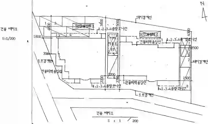 삼진빌라 배치도 이미지