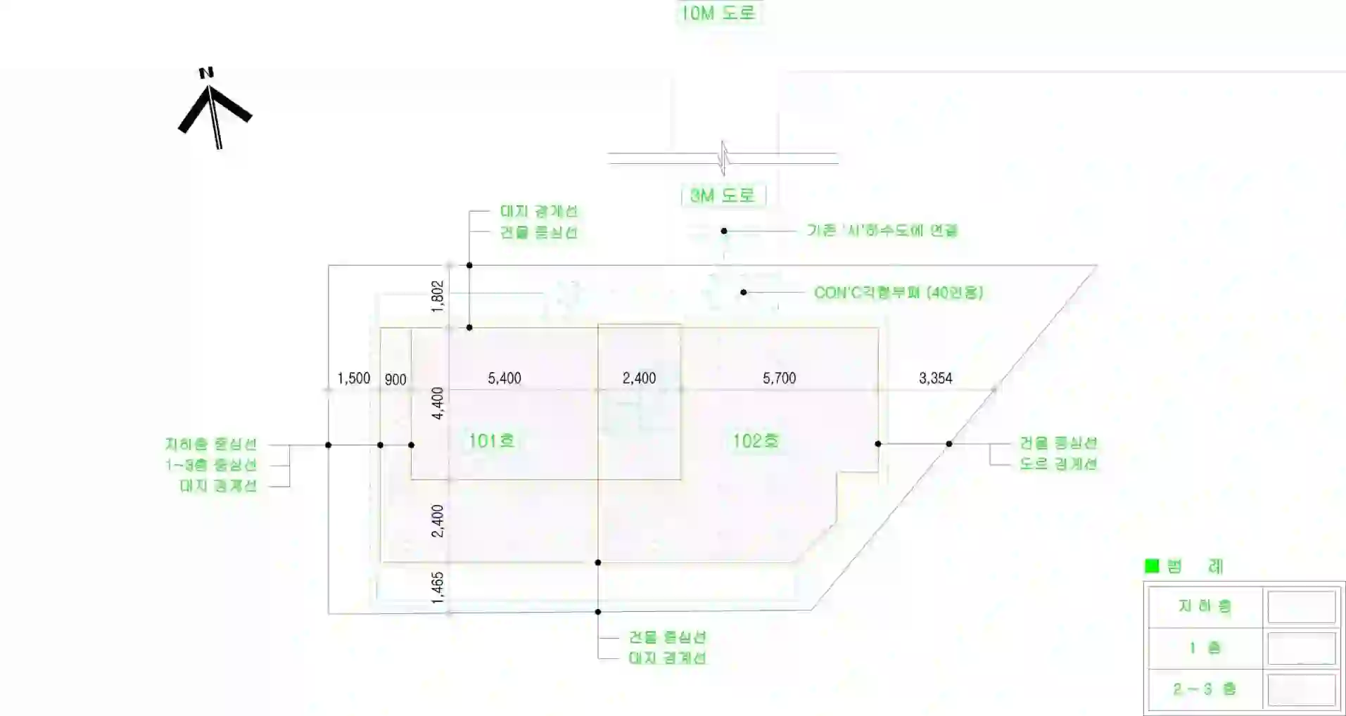 장미다세대 배치도 이미지