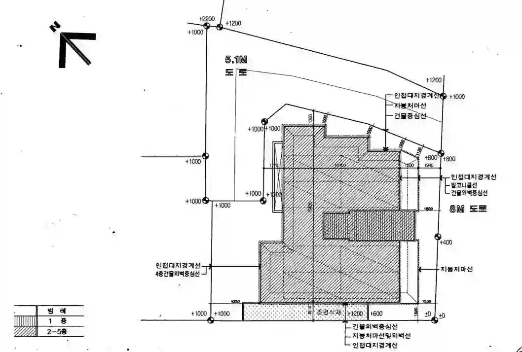 정원베스트빌7차 배치도 이미지