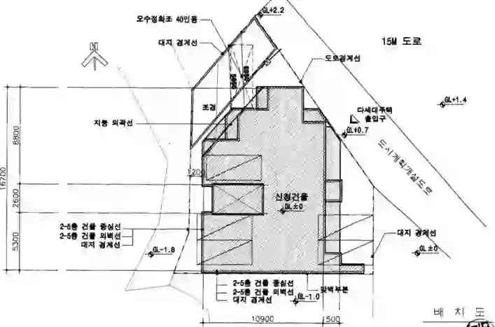 동호주택 배치도 이미지