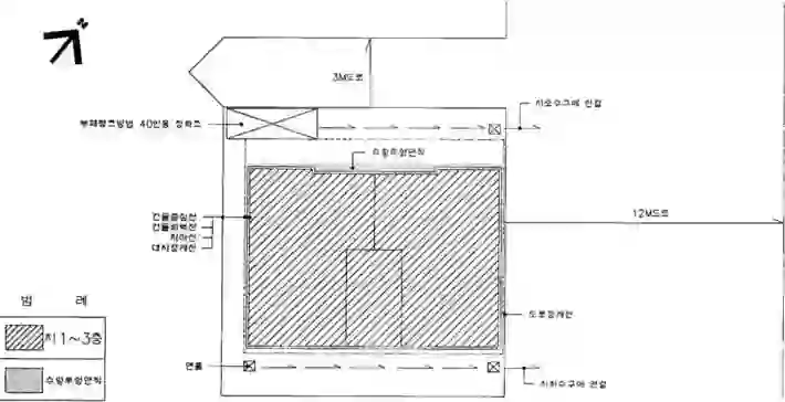 우석빌라 배치도 이미지