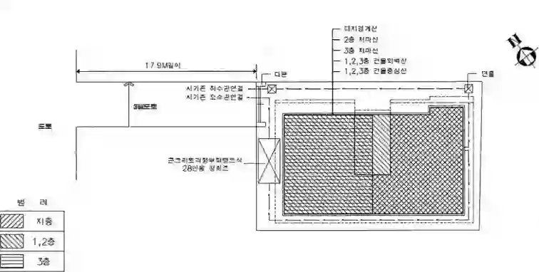 청학빌라 배치도 이미지