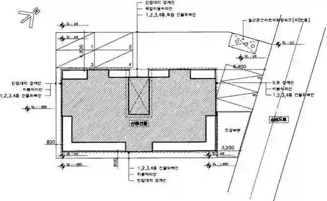 미림주택 배치도 이미지