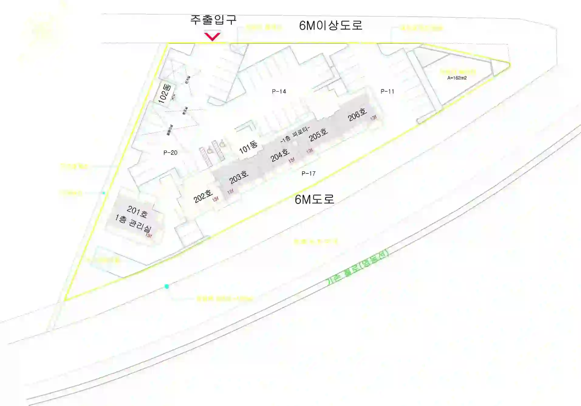 명성센시빌2차아파트 배치도 이미지