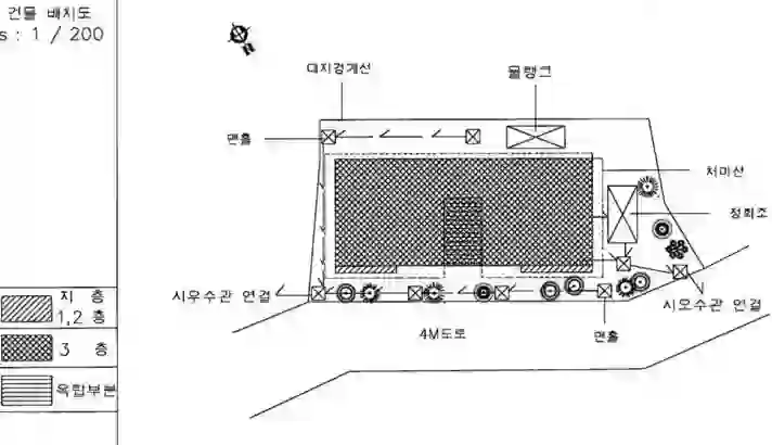 거산주택 배치도 이미지
