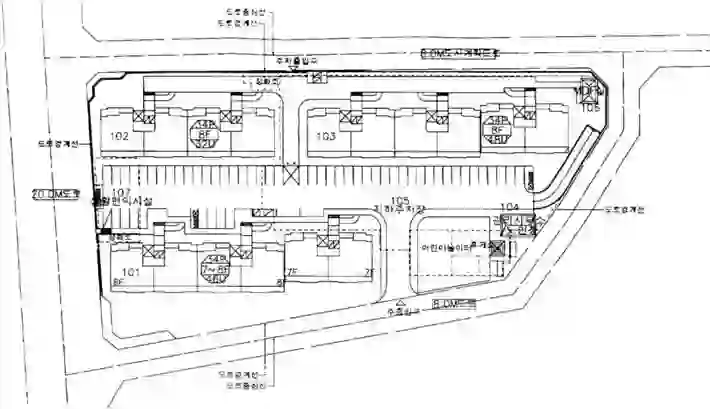 인터빌아파트 배치도 이미지