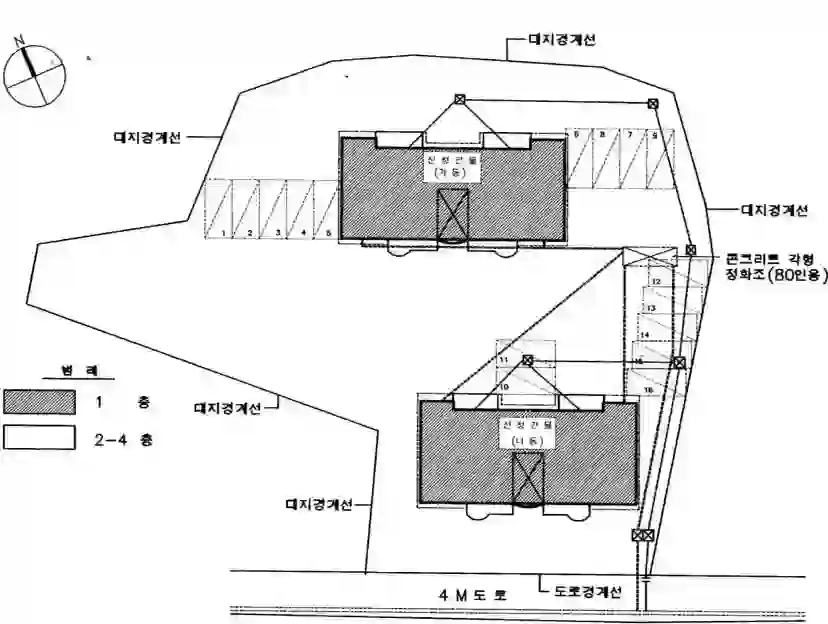 목화타운 배치도 이미지
