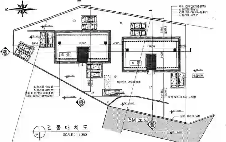 청솔빌리지 배치도 이미지