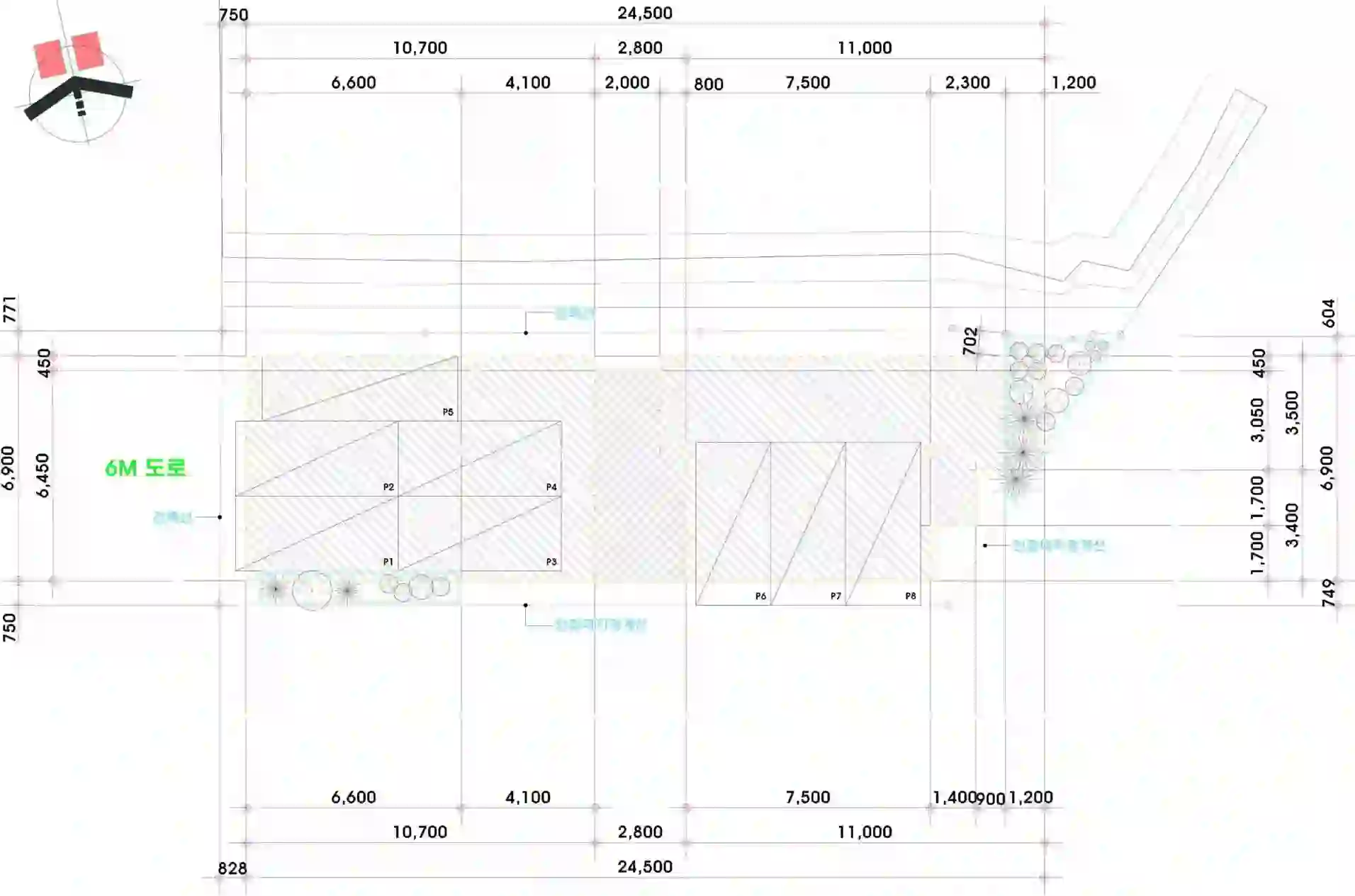 라온아트빌 배치도 이미지
