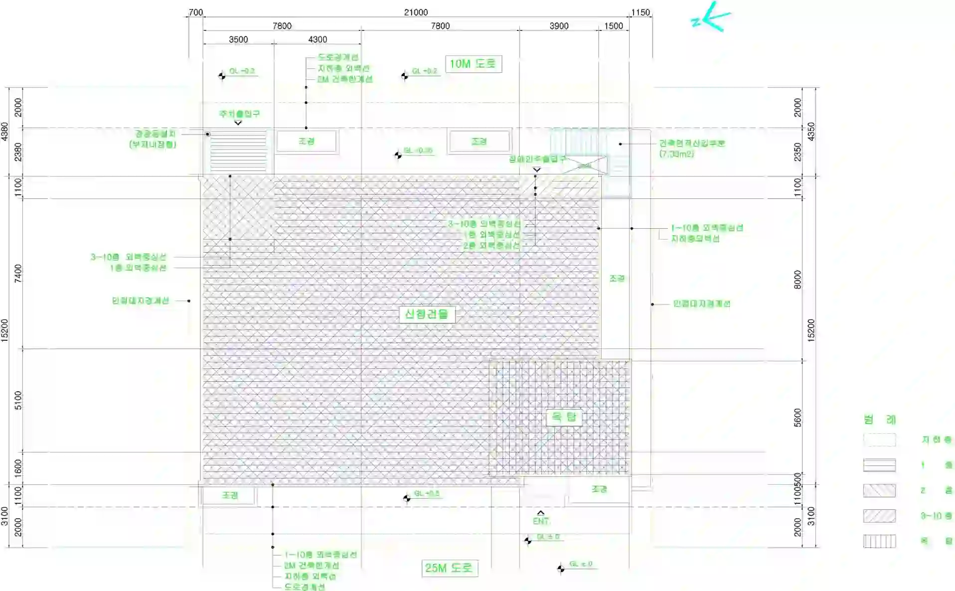 육각수오피스텔 배치도 이미지