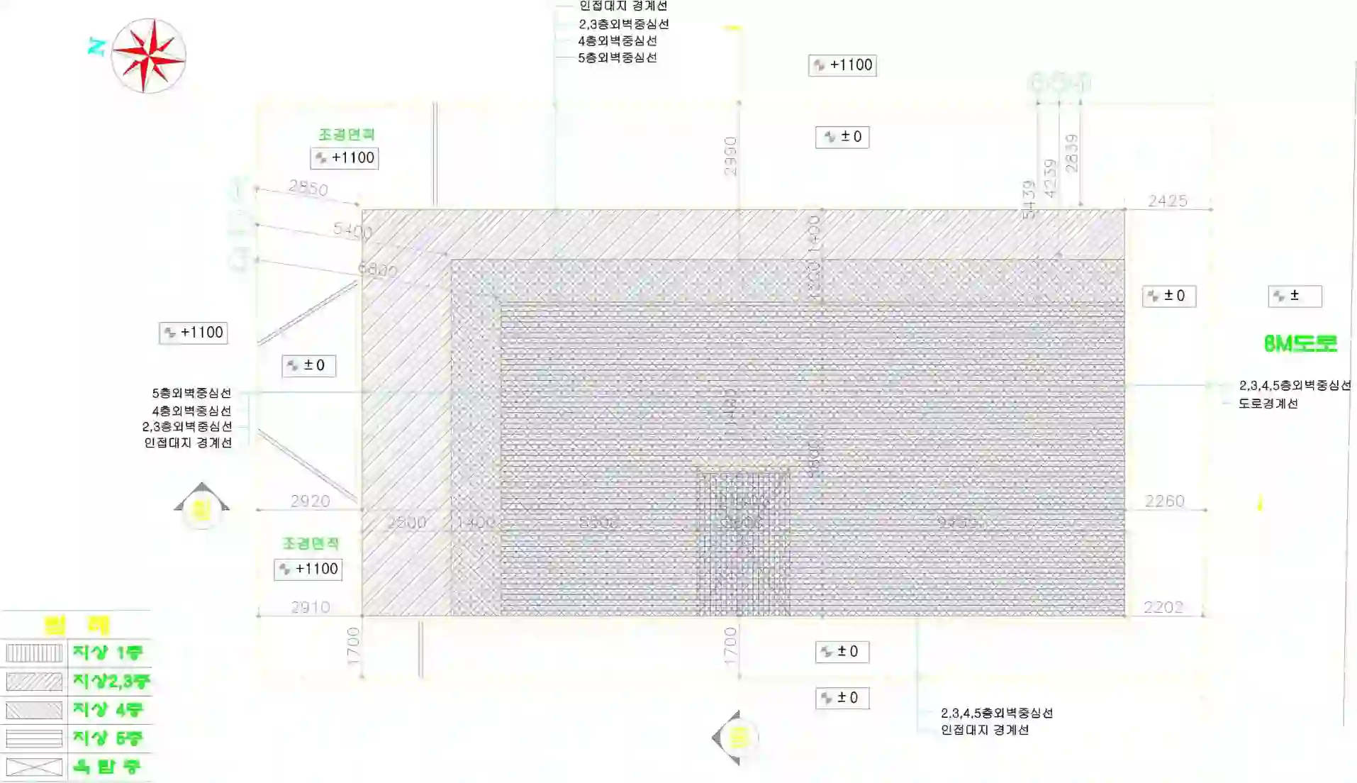 한백리츠빌 배치도 이미지