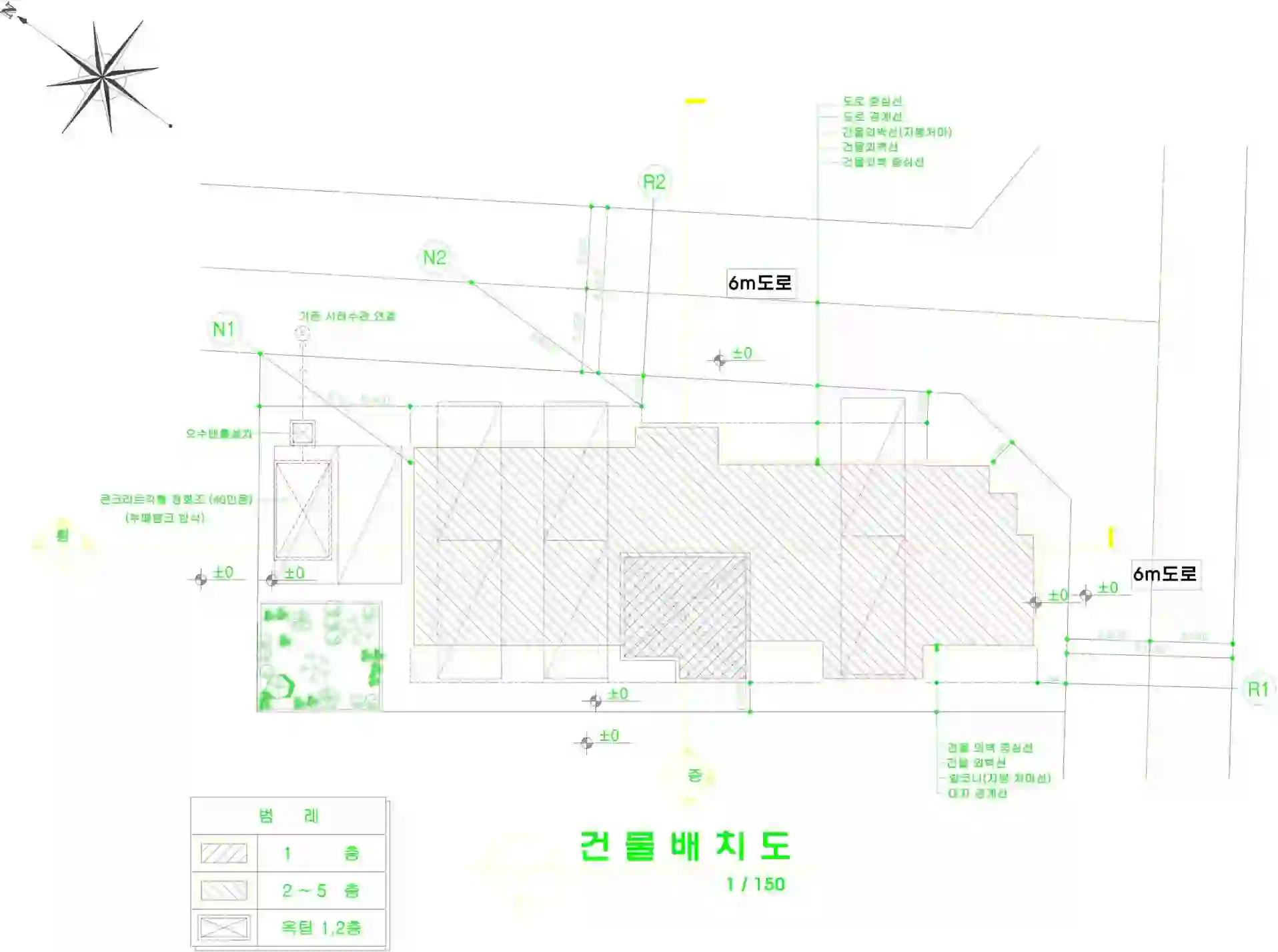 한숲빌라 배치도 이미지